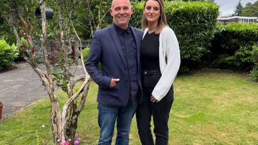 Jamie Stanley and Nicola Moorby, assistant managers at Cumbria's Sedbergh Drive outreach and respite edge of care service 