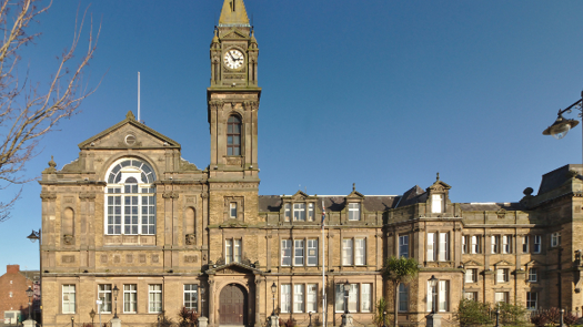 Bootle Town Hall, Sefton (photo: Phil Nash from Wikimedia Commons)