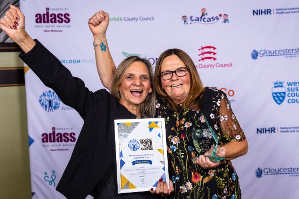 Hampshire County Council’s out of hours service was recently named team of the year at the 2025 Social Work of the Year Awards|