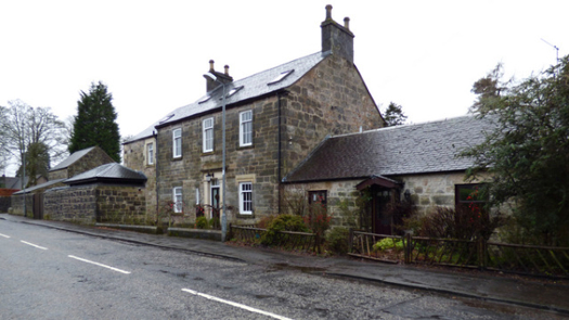A stone house in Scotland, known as Heatherbank House