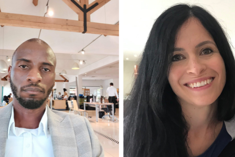 Craig Nkomo and Jo Denny